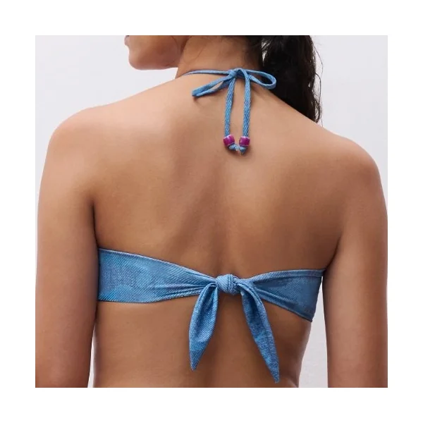 Chantelle Maillots de Bain Easy Pop jeans bleu soutien-gorge bikini corbeille