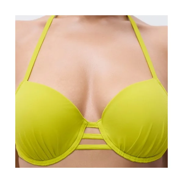 Chantelle Maillots de Bain Easy Pop lime haut de bikini préformé