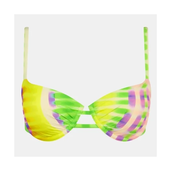 Chantelle Maillots de Bain Easy Pop vert haut de bikini préformé