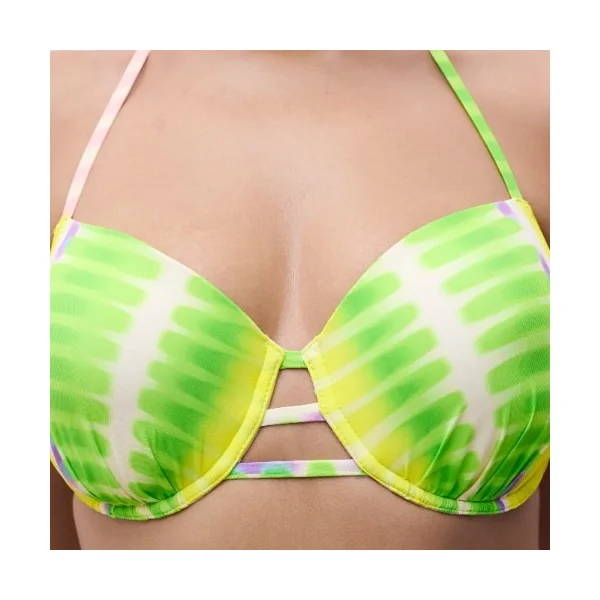 Chantelle Maillots de Bain Easy Pop vert haut de bikini préformé