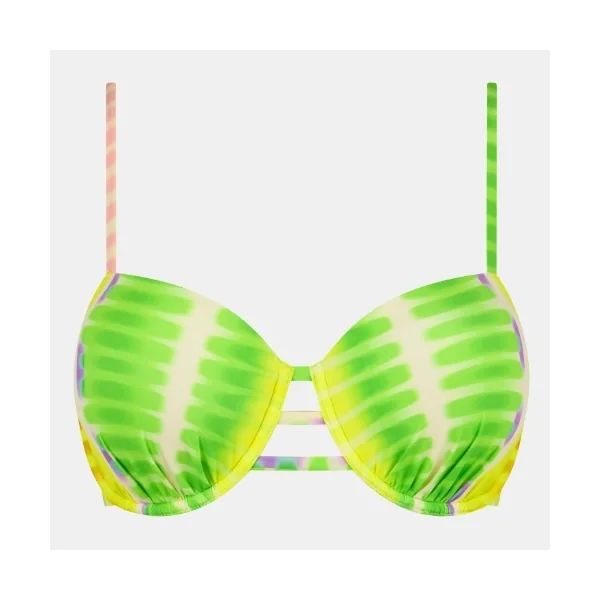 Chantelle Maillots de Bain Easy Pop vert haut de bikini préformé