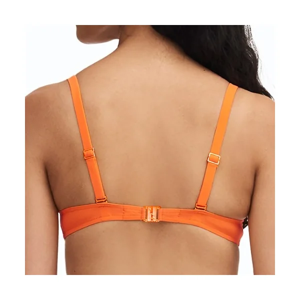 Chantelle Maillots de Bain Emblem orange haut de bikini préformé