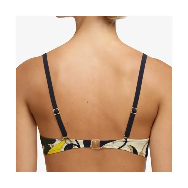 Chantelle Maillots de Bain Flowers bleu marine/print bikinitop push up