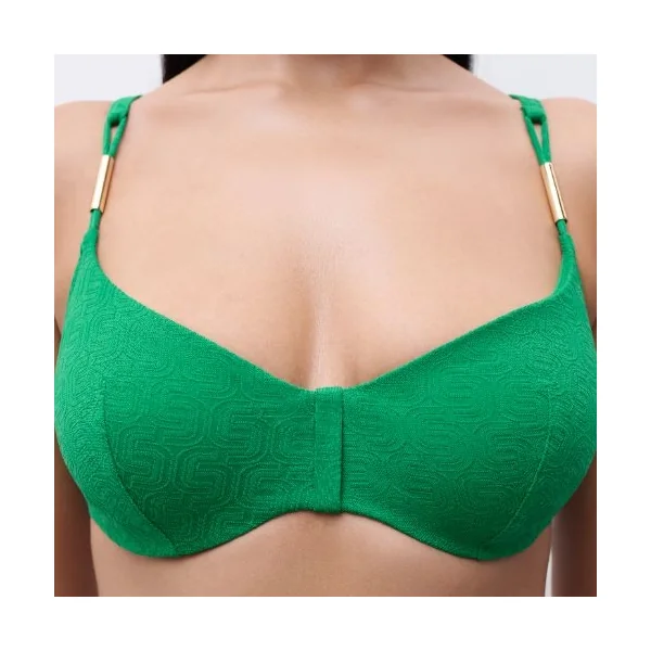 Chantelle Maillots de Bain Hera vert soutien-gorge bikini corbeille