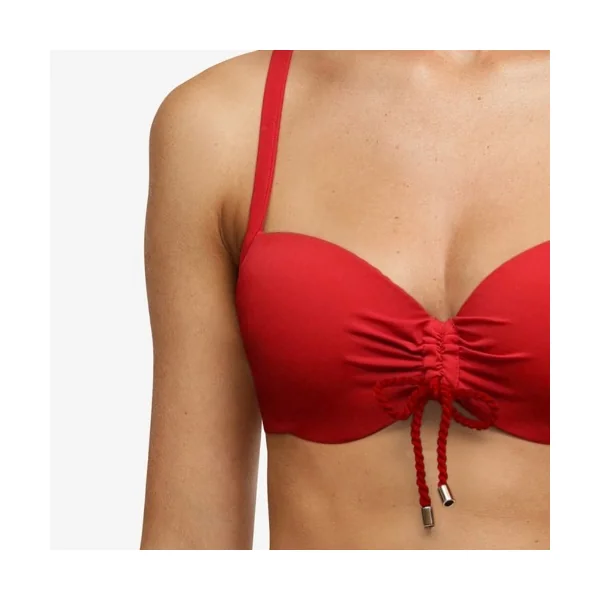 Chantelle Maillots de Bain Inspire rouge haut de bikini préformé