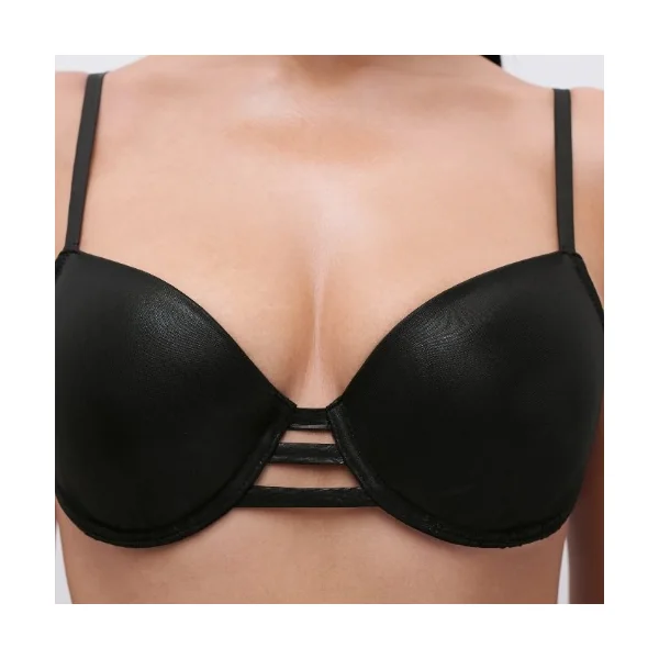 Chantelle Maillots de Bain Metallic noir haut de bikini préformé