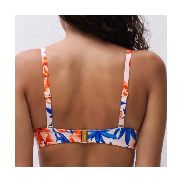 Chantelle Maillots de Bain Sauvage blanc/print haut de bikini préformé