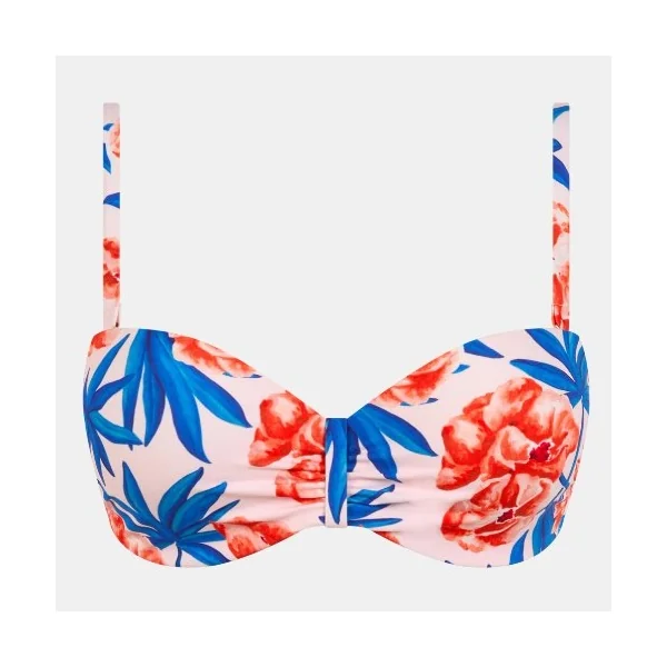 Chantelle Maillots de Bain Sauvage blanc/print haut de bikini préformé