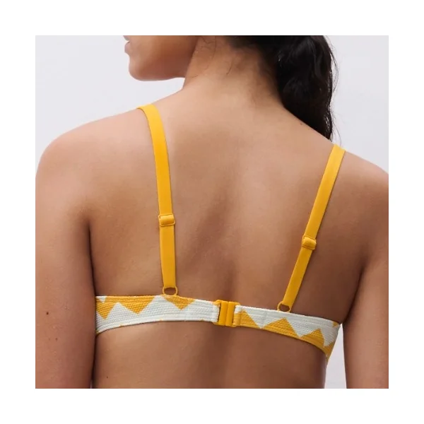 Chantelle Maillots de Bain Totem jaune haut de bikini préformé
