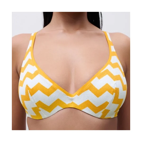 Chantelle Maillots de Bain Totem jaune soutien-gorge bikini corbeille