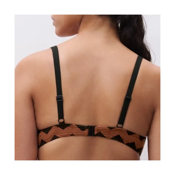Chantelle Maillots de Bain Totem marron haut de bikini préformé