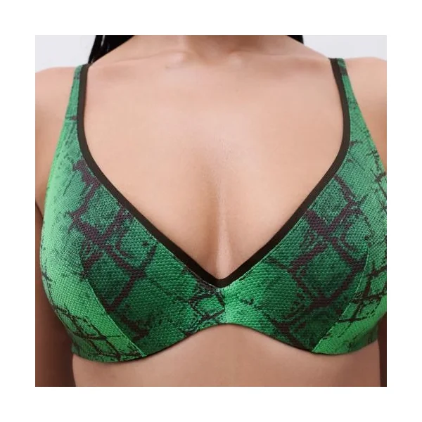 Chantelle Maillots de Bain Totem vert soutien-gorge bikini corbeille