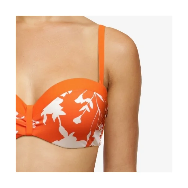 Chantelle Maillots de Bain Tropical orange haut de bikini préformé