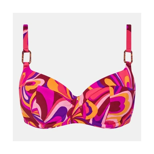 Chantelle Maillots de Bain Vita rose/print soutien-gorge bikini corbeille