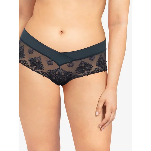 Chantelle - Shorty en dentelle Bleu Hiver Large Champs Elysees