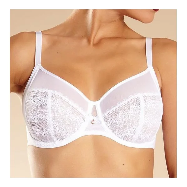 Chantelle - Soutien-gorge avec armatures 42 (95) F Blanc Revele Moi