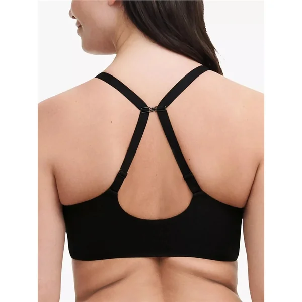 Chantelle - Soutien-gorge moulé enveloppant avec attache en avant 38 (85) C Noir Norah
