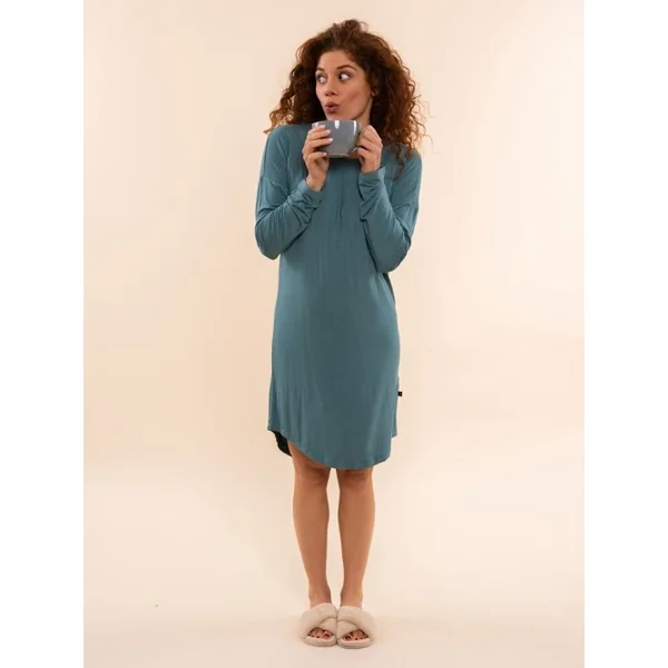 Charlie Choe Cozy Days vert chemise de nuit