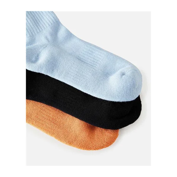 Chaussettes RIPCURL Diamond Crew Sock 3-Pk - Boy Blue/Orange