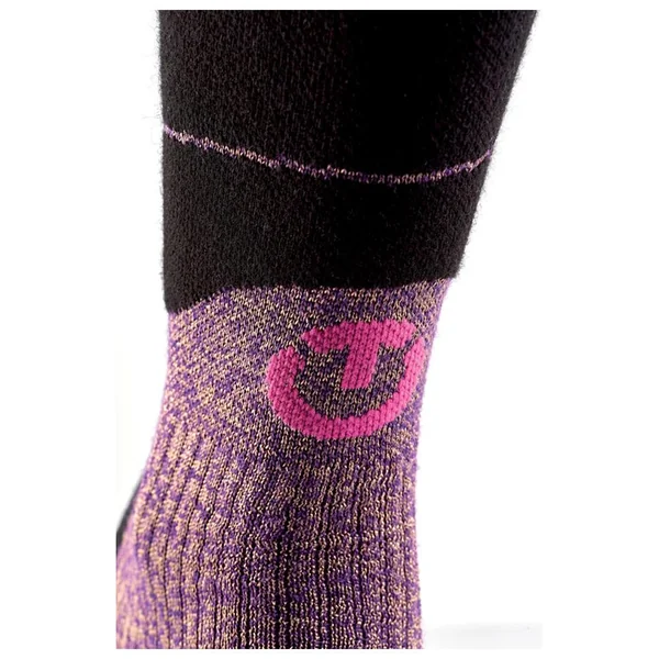 Chaussettes Therm-Ic Ski Merino Reflector Women Fushia Gold