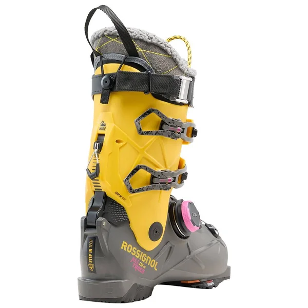 Chaussures de Ski Rossignol Alltrack 130 Hv Boa Gw Steel Grey Yellow