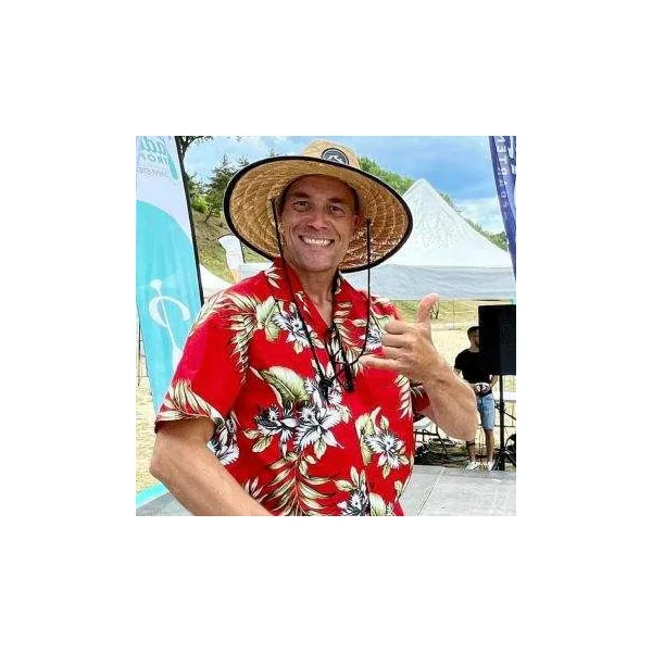 CHEMISE HAWAIIENNE ALOHA REPUBLIC FLOWER RED