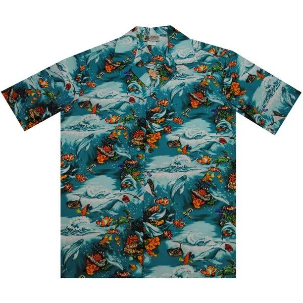 CHEMISE HAWAIIENNE ALOHA REPUBLIC HAWAIIAN OCEAN