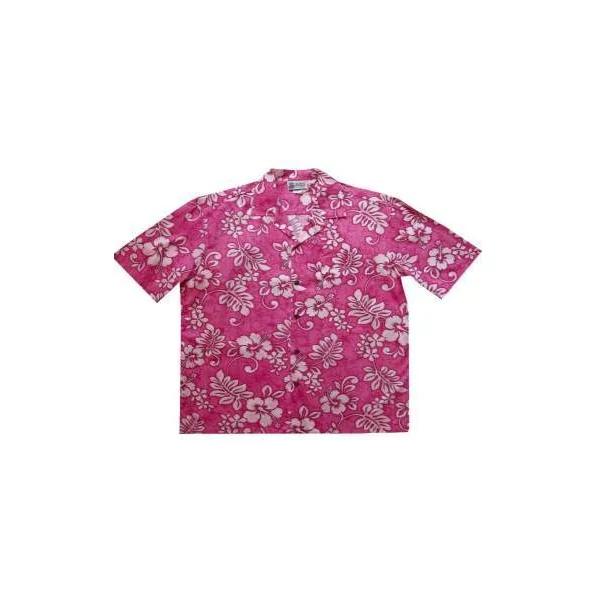 CHEMISE HAWAIIENNE ALOHA REPUBLIC HIBISCUS PINK