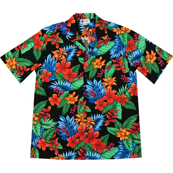 CHEMISE HAWAIIENNE ALOHA REPUBLIC TROPICAL HYPSTER BLACK