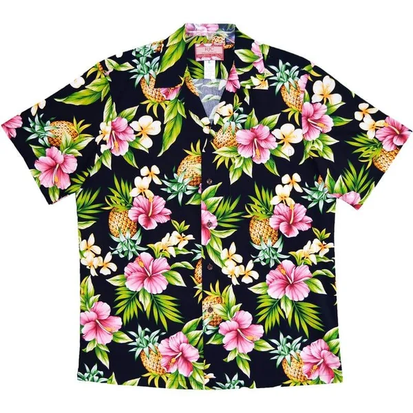 CHEMISE HAWAIIENNE RJC TROPIC NOIR