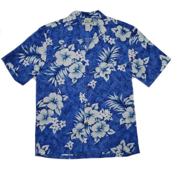 CHEMISE HAWAIIENNE TWO PALMS KAILUA (Disponible jusqu’à 4XL)
