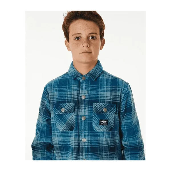 Chemise junior RIPCURL Polar Fleece Party Pk Shirt -B Blue