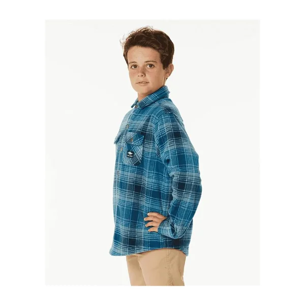 Chemise junior RIPCURL Polar Fleece Party Pk Shirt -B Blue