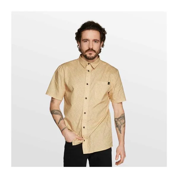 Chemise MYSTIC The Party Shirt Sand beige pour soirées d'été