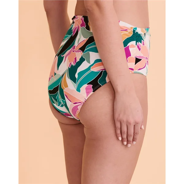 Christina - Culotte de bikini taille haute pliable Multi 16
