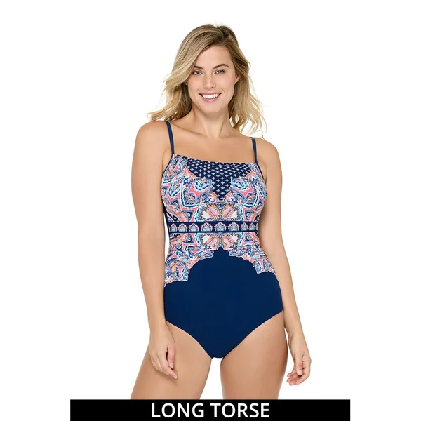 Christina - Maillot de bain 1 pièce long torse Multi 16