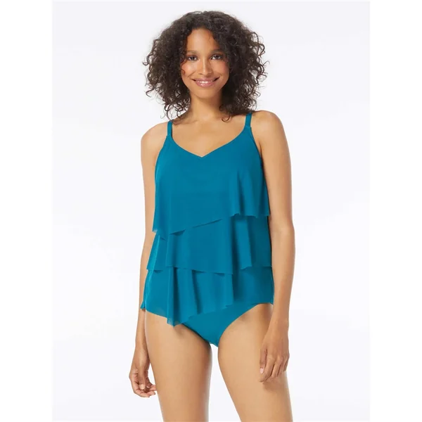 Coco Reef - Haut de Maillot tankini 36 (80) D Teal Flourish
