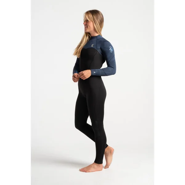 COMBINAISON FEMME C-SKINS SOLACE 3/2 BACK ZIP BK/BST/SF