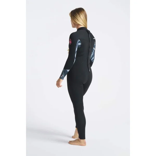 COMBINAISON FEMME C-SKINS SOLACE 5/4/3mm BACK ZIP BL/TP/WH