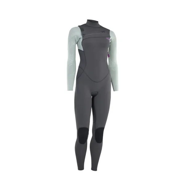 Combinaison femme ION Amaze Core 3/2 FZ 2023 Light Olive pour sports nautiques