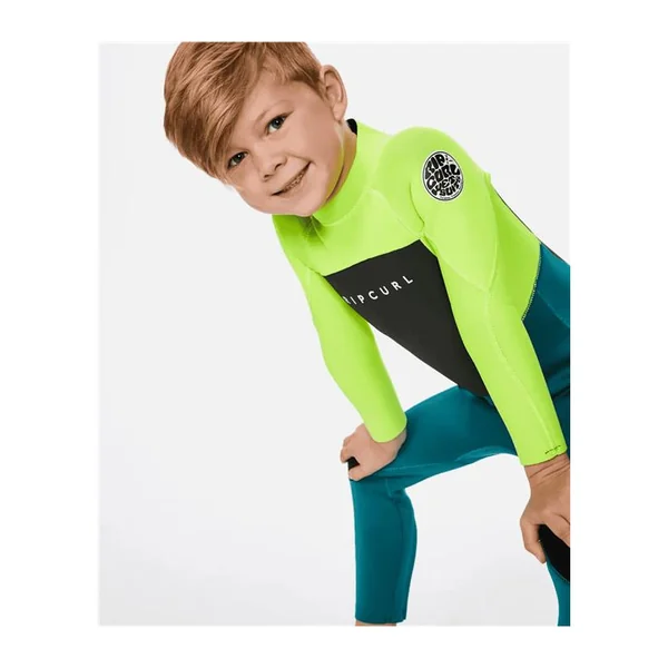 Combinaison intégrale junior RIPCURL Groms Omega 3/2Fl Bz Lemon 4