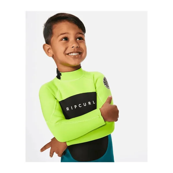 Combinaison intégrale junior RIPCURL Groms Omega 3/2Gb Bz Lemon pour sports nautiques