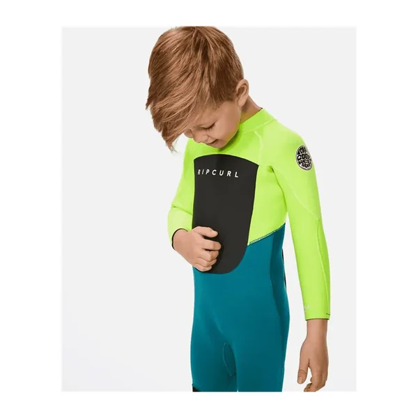 Combinaison intégrale junior RIPCURL Groms Omega 3/2Gb Bz Lemon pour sports nautiques