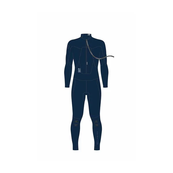Combinaison intégrale NEILPRYDE Mission 5/4 Back Zip Deepblue pour sports nautiques