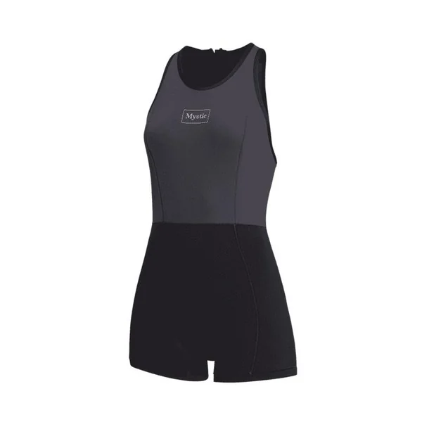 Combinaison short jane MYSTIC Lunar Short John 2/2mm Backzip Black
