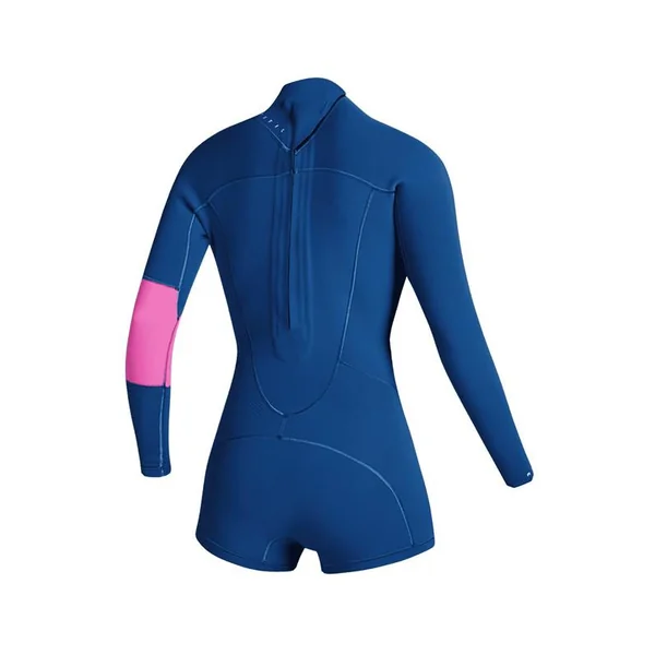 Combinaison shorty femme MYSTIC Lunar 2/2mm Back Zip Summer Blue