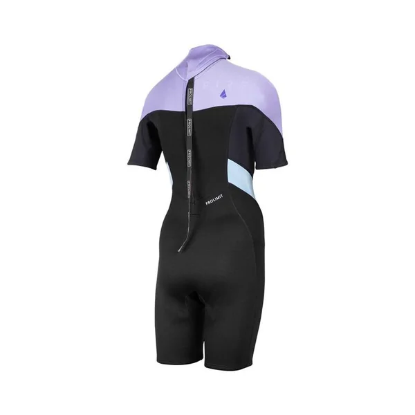Combinaison shorty femme PROLIMIT Fire Backzip 2/2 Q-lining FL Lavender/Black