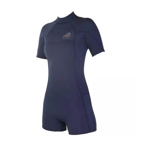 Combinaison shorty femme SOORUZ Fly 2/2 Backzip Navy pour sports nautiques