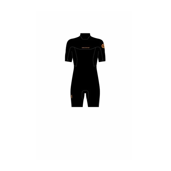 Combinaison shorty NEILPRYDE Rise S/S 2/2 Back Zip Black