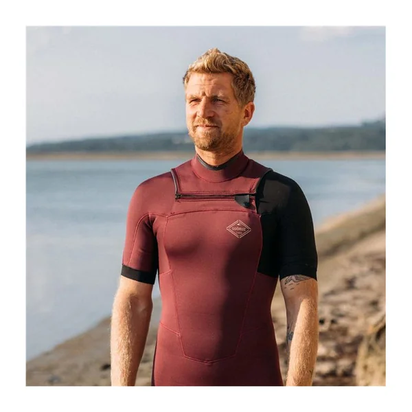 Combinaison shorty SOORUZ Fighter 2/2 Frontzip Wine